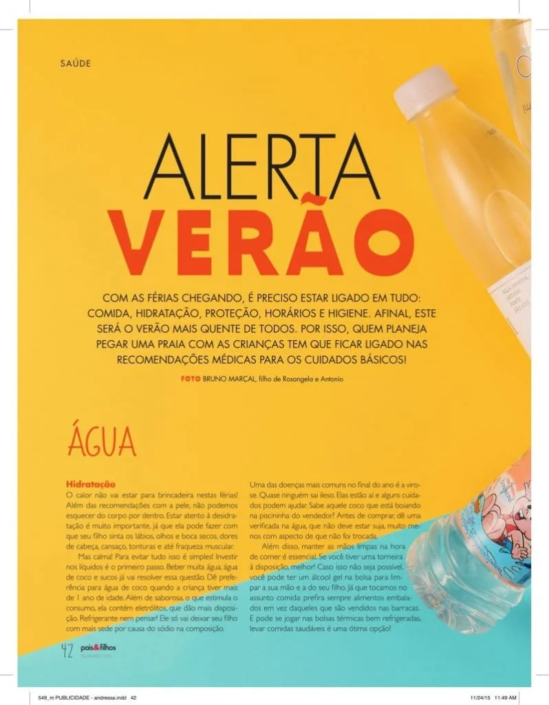 Verão e água