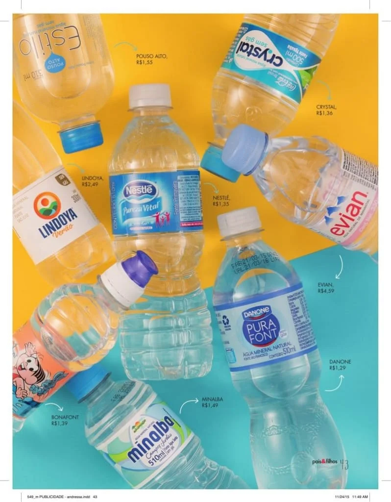 Água hidratante natural