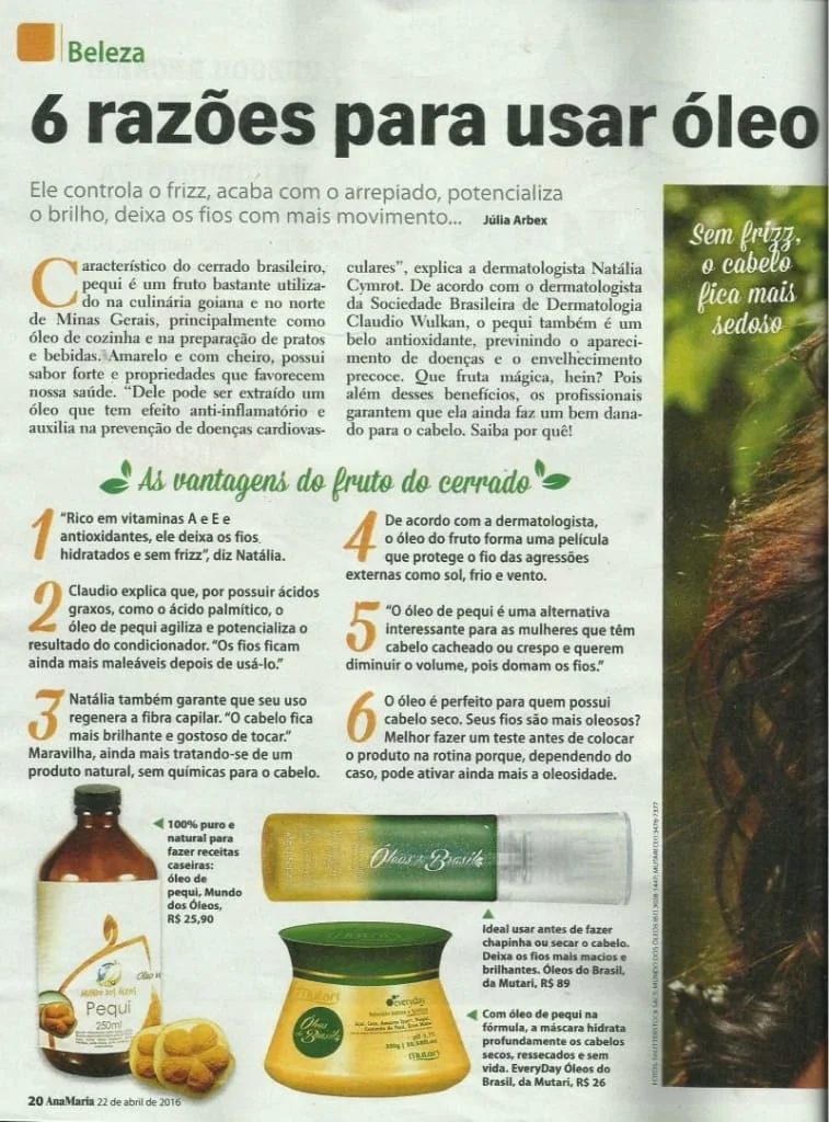 oléo de pequi no cabelo benefícios