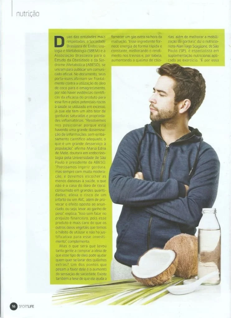 Perigos da utilização excessiva do coco