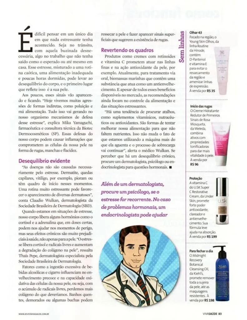 Estresse na pele - Claudio Wulkan