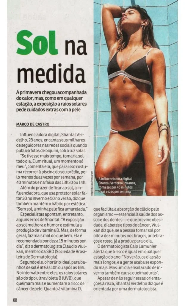 sobre a exposicao ao sol