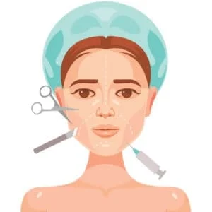 preenchimento da testa