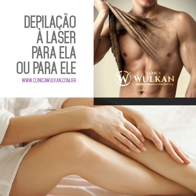 Depilação a laser para homens