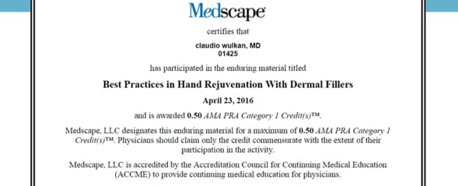 Continuing Medical Education Certificate