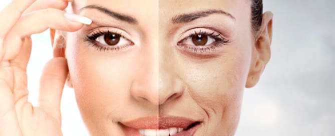 Programa de rejuvenescimento facial.