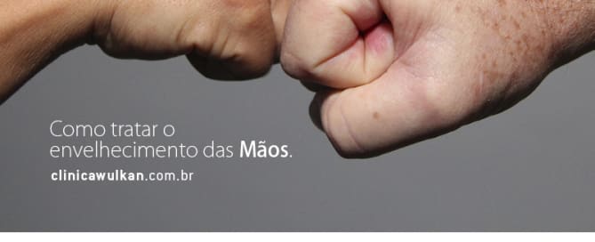 Como tratar o envelhecimento das Mãos.