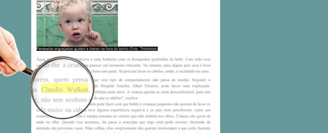 Sem choro na hora de lavar o cabelo do bebê