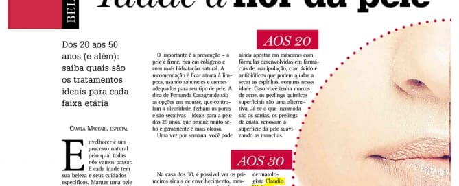 022 cuidadosparaapele 1 Cuidados para a pele