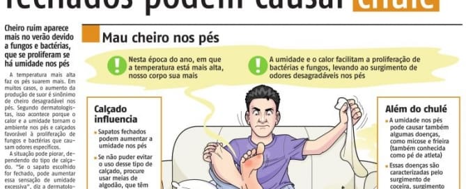 acabando com chulé Jornal Agora - Odor nos pés