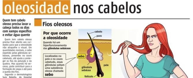 sem oleosidade nos cabelos Jornal Agora - Cabelos Oleosos
