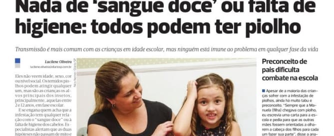 todos podem ter piolhos Diário de São Paulo - Piolhos