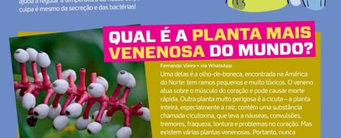 cc mau odor nas axilas Revista Recreio - Odor nas axilas