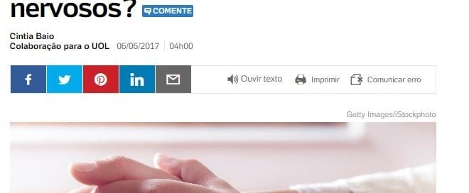 porque nossas mãos suam de nervoso UOL - Suor de nervosismo nas mãos