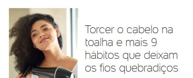 Cuide de seu cabelo UOL - Hábitos que prejudicam o cabelo