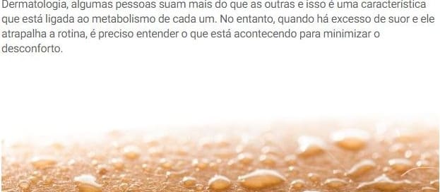 Combate ao suor excessivo Coração&Vida - Hiperidrose