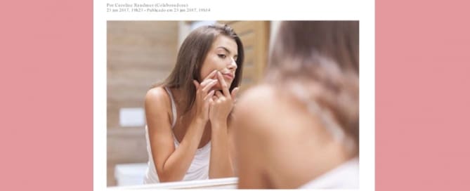 O que fazer depois de espremer uma espinha