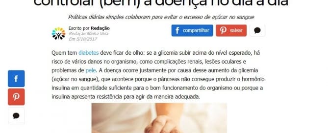 9 habitos que ajudam a controlar a diabetes Portal Minha Vida - Diabetes e pele
