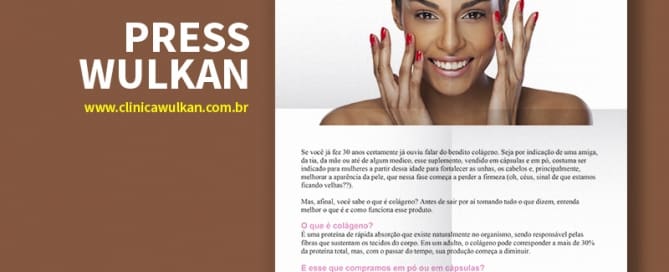 Colágeno e a sua pele