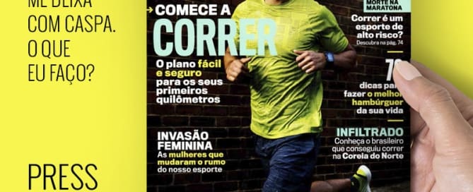 O boné que uso para correr me deixa com caspa, O que eu faço?