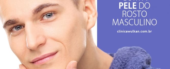 Cuidado com a pele do rosto masculino