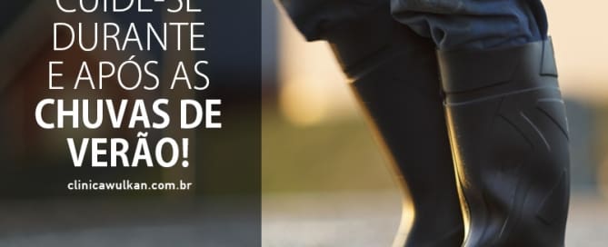 Cuide-se durante e após as chuvas de verão!