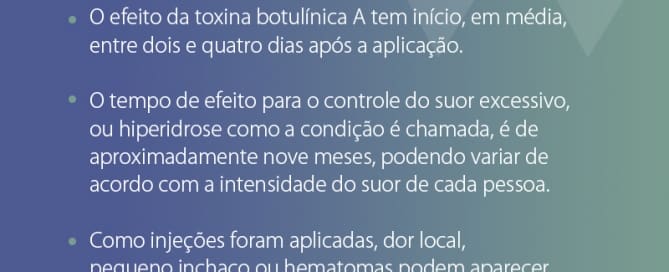 Informações Pós-Procedimento – Toxina Botulínica A