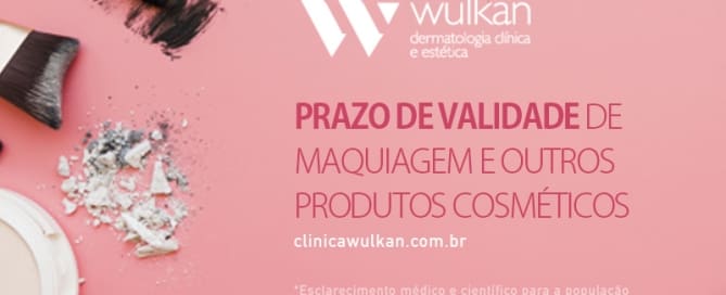 Prazo de validade de maquiagem e outros produtos cosméticos