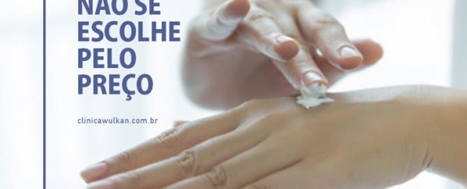 Cosmético não se escolhe pelo preço