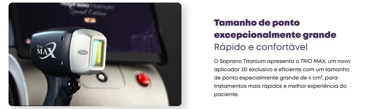 depilacao com soprano titanium em sao paulo