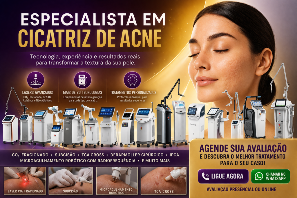 especialista em cicatriz de acne