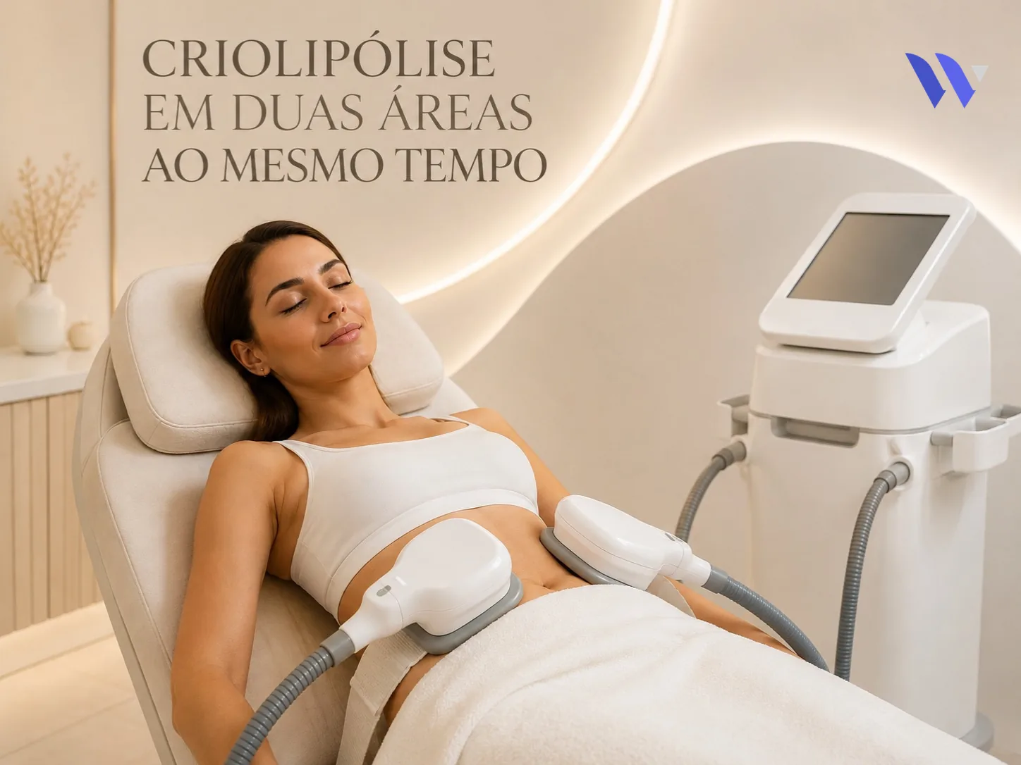 Criolipólise em 2 áreas ao mesmo tempo