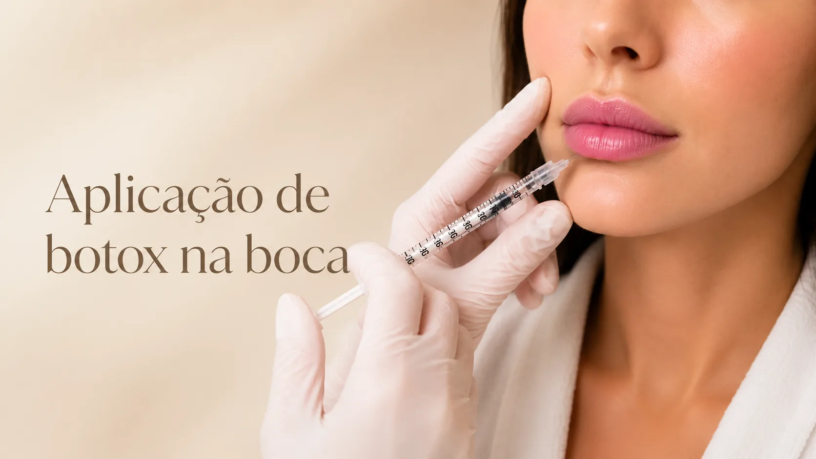 aplicacao de BOTOX NA BOCA