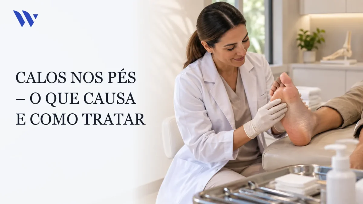 Dermatologista da Clínica Wulkan avaliando paciente em consultório — CALOS NOS PÉS – O QUE CAUSA E COMO TRATAR