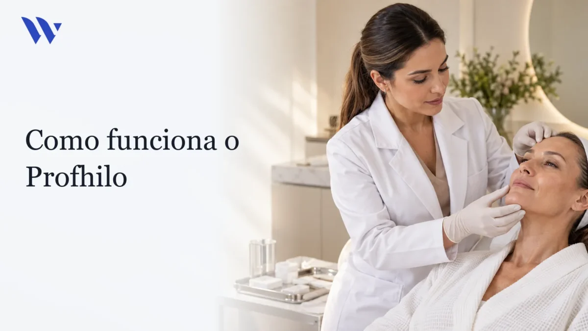 Dermatologista da Clínica Wulkan avaliando paciente em consultório — Como funciona o Profhilo