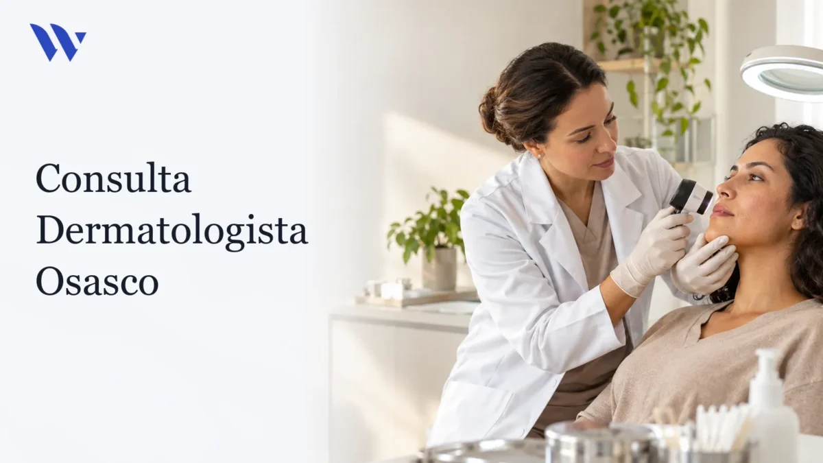 Dermatologista da Clínica Wulkan avaliando paciente em consultório — Consulta Dermatologista Osasco
