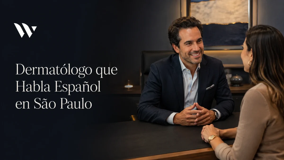 Consulta médica en español en consultorio de São Paulo — dermatólogo que habla español en São Paulo
