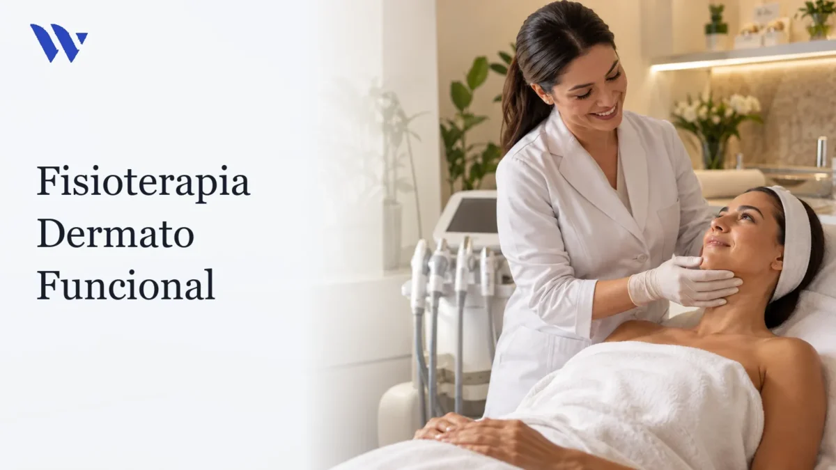 Dermatologista da Clínica Wulkan avaliando paciente em consultório — Fisioterapia Dermato Funcional