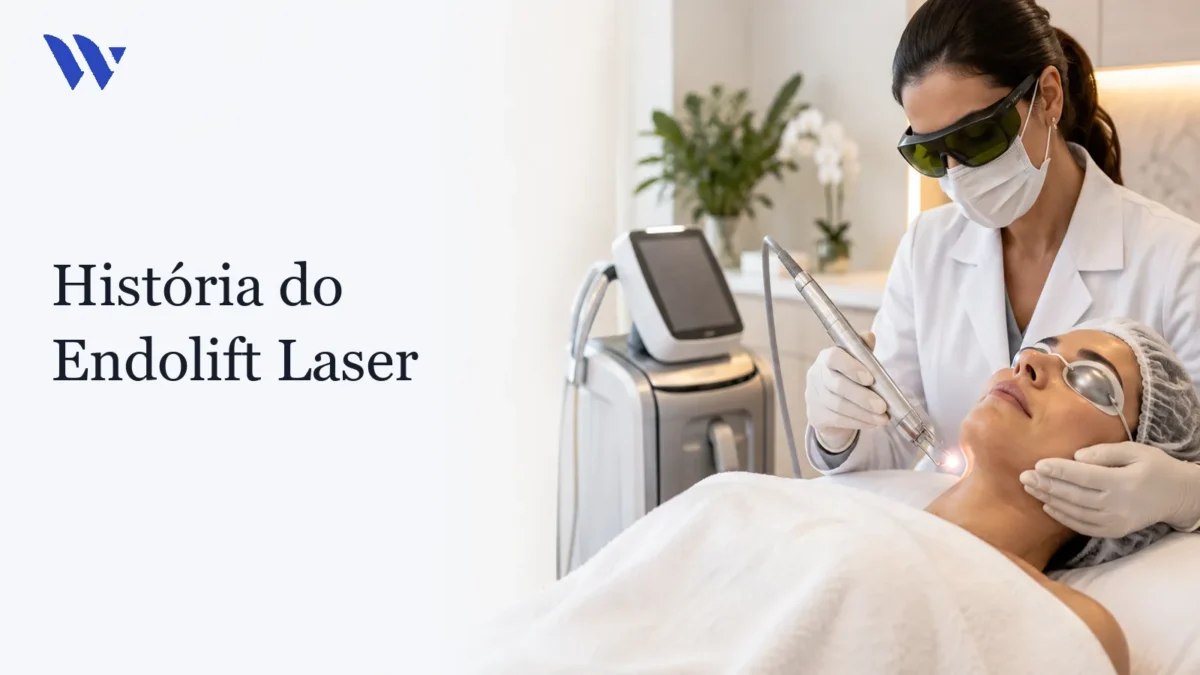 Dermatologista da Clínica Wulkan avaliando paciente em consultório — História do Endolift Laser