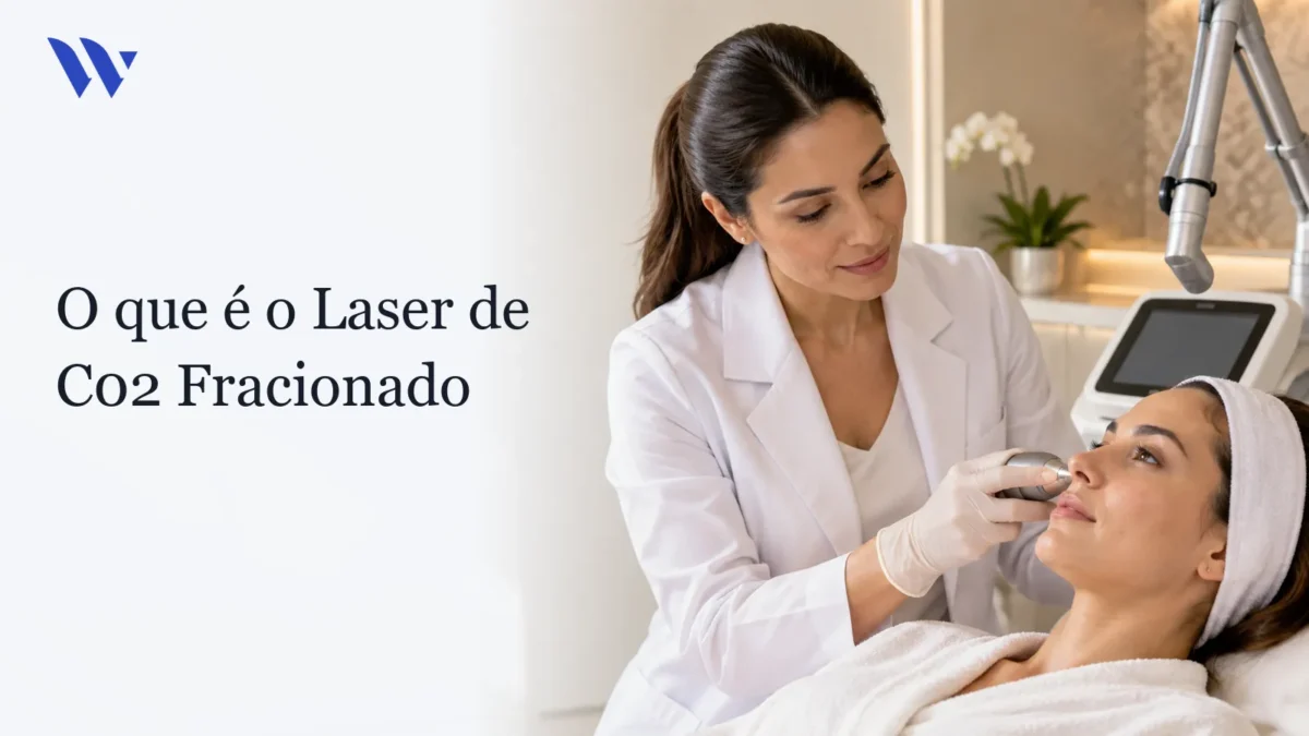 Dermatologista da Clínica Wulkan avaliando paciente em consultório — O que é o Laser de C02 Fracionado