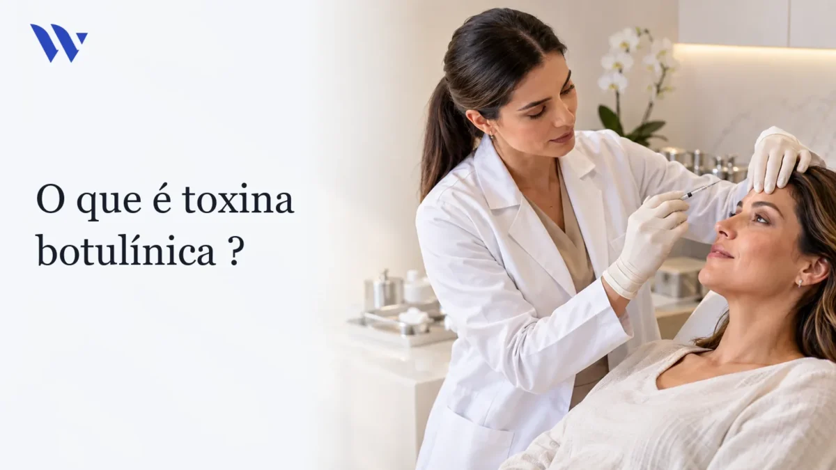 Dermatologista da Clínica Wulkan avaliando paciente em consultório — O que é toxina botulínica ?