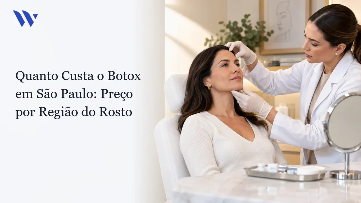 Dermatologista da Clínica Wulkan avaliando paciente em consultório — Quanto Custa o Botox em São Paulo: Preço por Região do Rosto