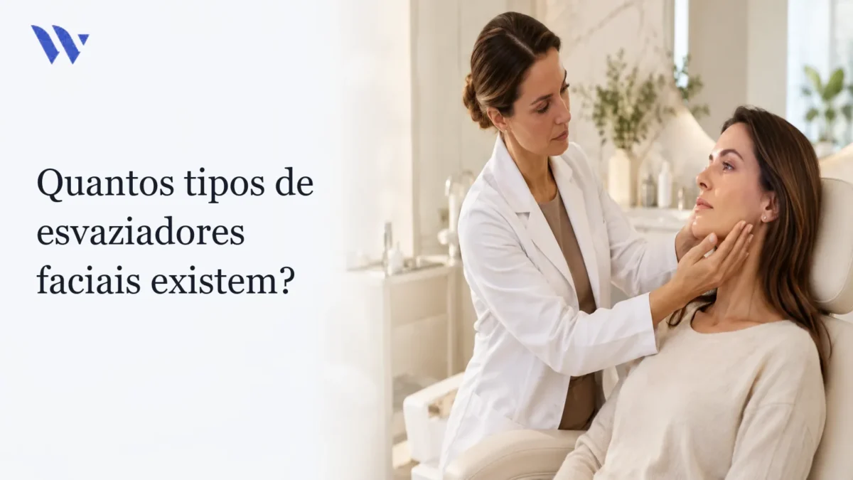 Dermatologista da Clínica Wulkan avaliando paciente em consultório — Quantos tipos de esvaziadores faciais existem?