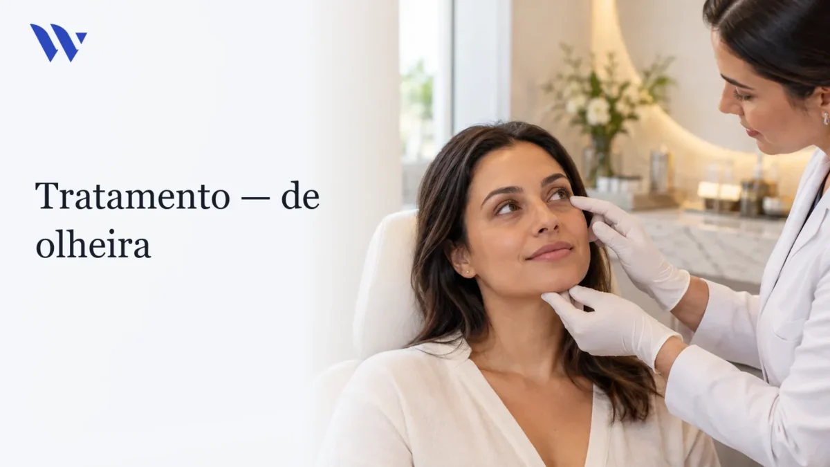 Dermatologista da Clínica Wulkan avaliando paciente em consultório — Tratamento de Olheira